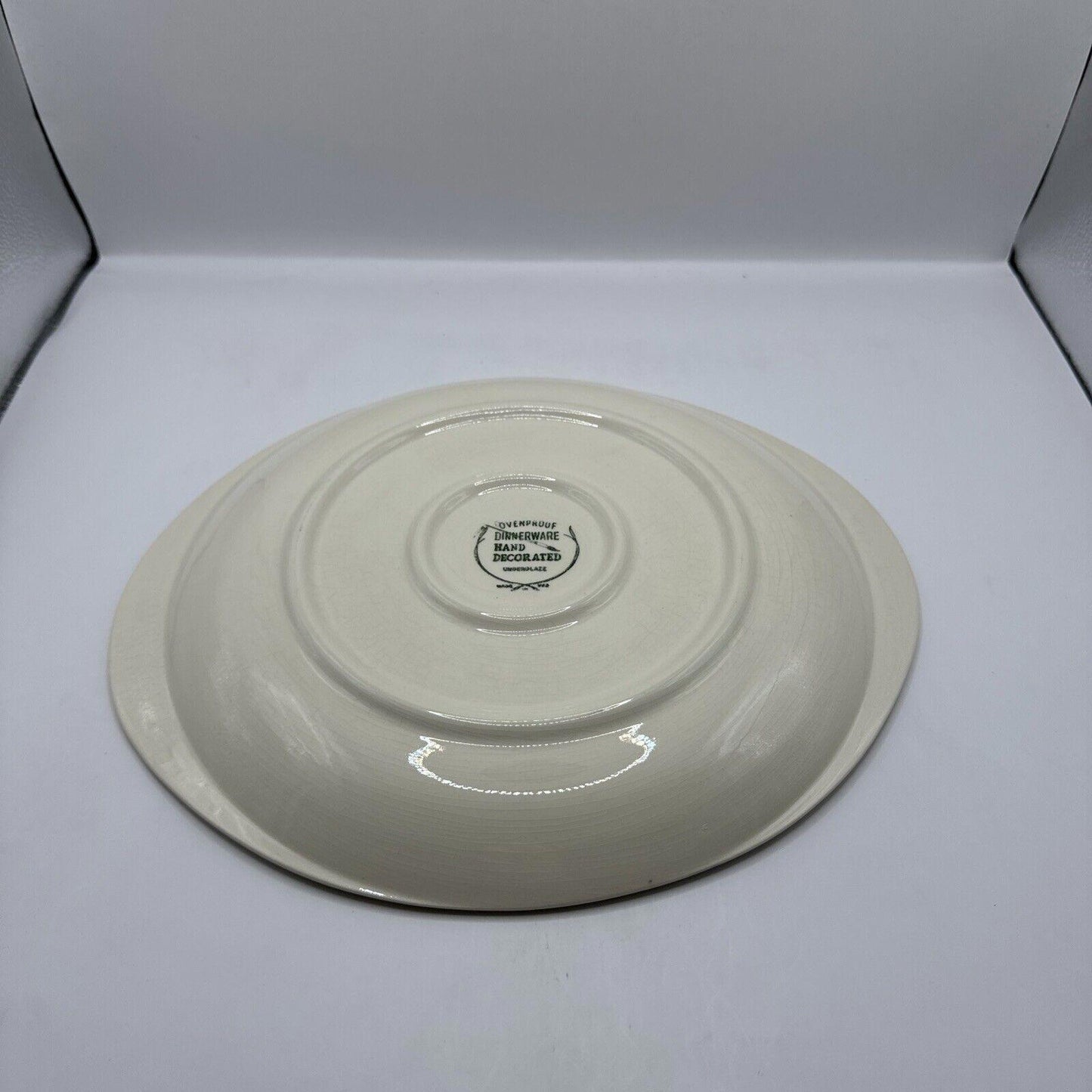 VTG Stetson Marcrest American Heritage Ovenproof Platter Made in USA White EUC