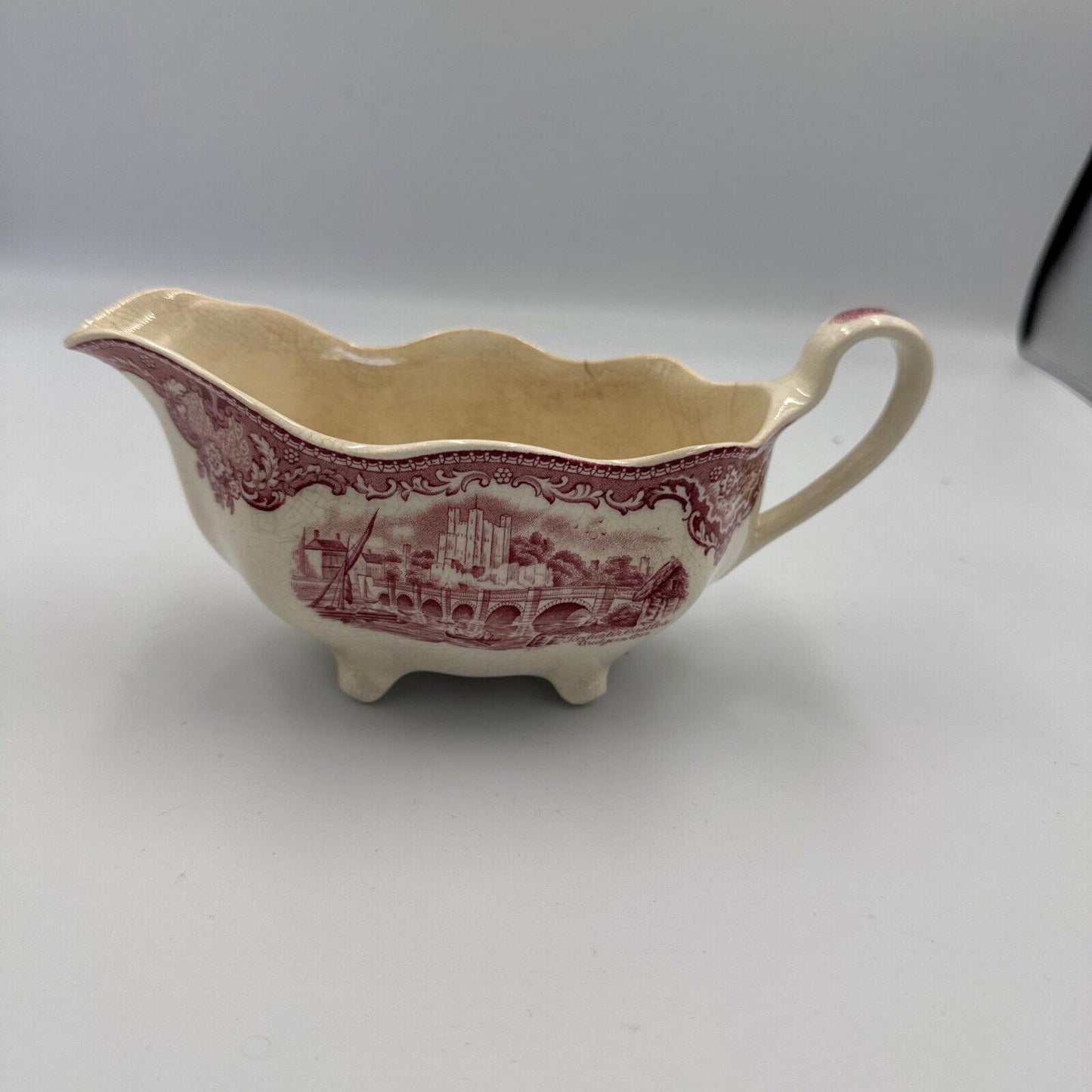 Johnson Brothers  Old Britain Castles -Pink- Gravy Boat