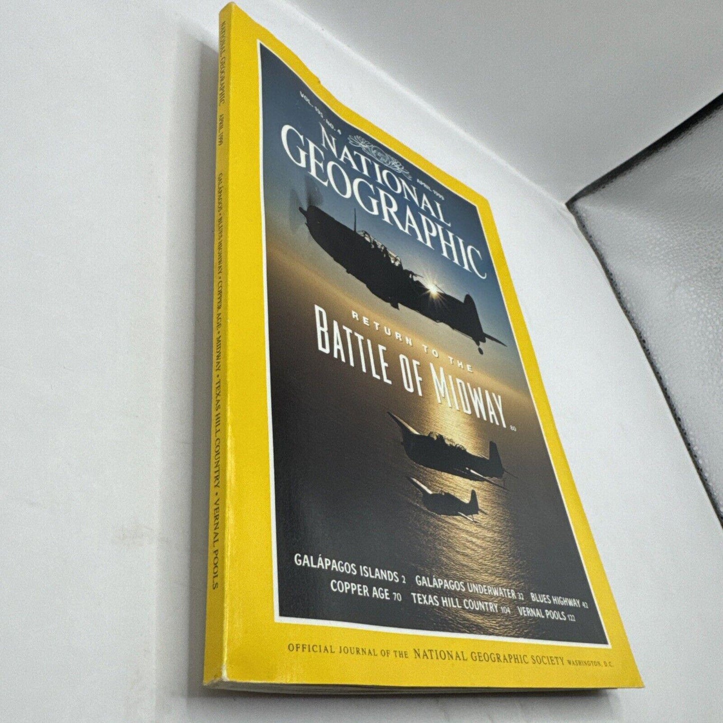 National Geographic April 1999 Battle Of Midway Galapagos Islands Copper Age