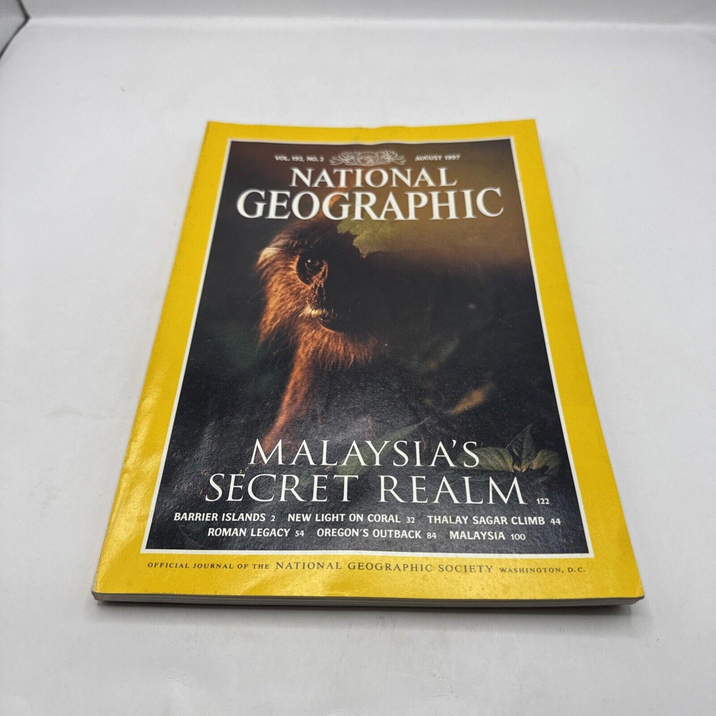 National Geographic Magazine August 1997 Vol. 192 No. 2 Malaysia's Secret Realm