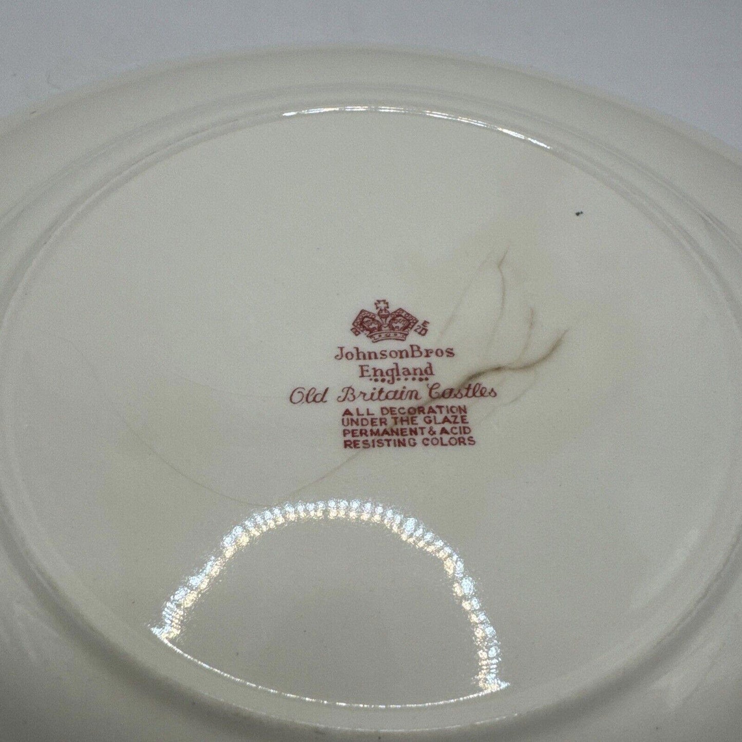 Old Britain Castle Johnson Brothers England 1883 Dinner Plate Blarney 10 "